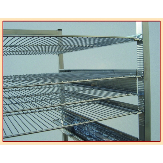 Kit de 2 glissières amovibles inox "VARICAP" - 2