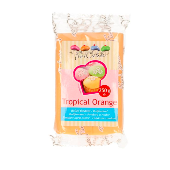 FunCakes Fondant - Orange Tropical Halal / Casher