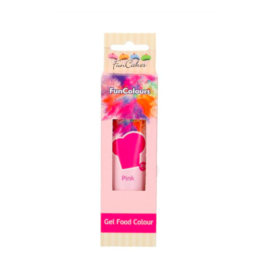 Colorant Gel FunCoulours - Rose- Pink - Halal