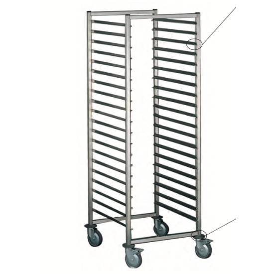 Echelle patissière inox 18/10 