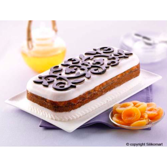 SFT308 - Moule souple en  silicone : Cake décoré