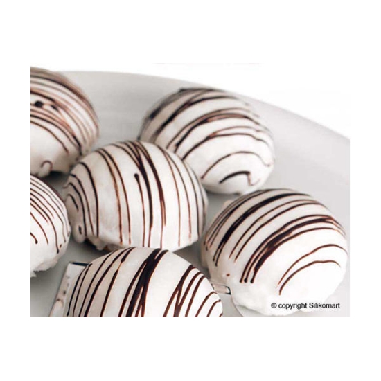 SF006 - Moules flexibles "Silicon Flex": 24 demi-sphères
