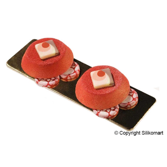 SF013 - Moules flexibles "Silicon Flex": 15 mini-tartelettes