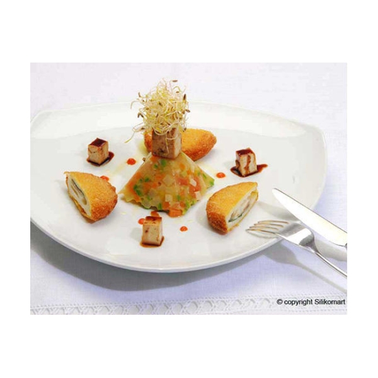 SF007 - Moules flexibles "Silicon Flex": 6 pyramides