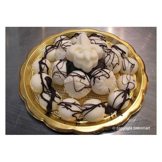 SF069 - Moules flexibles identitaires : 8 fleurs de lys