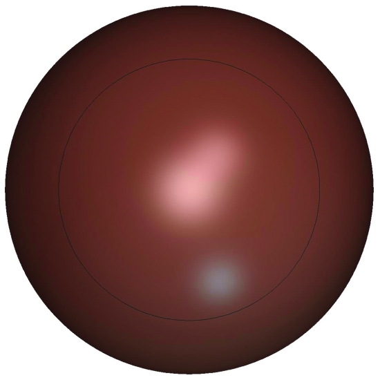 Demi-sphère - 3 empreintes 