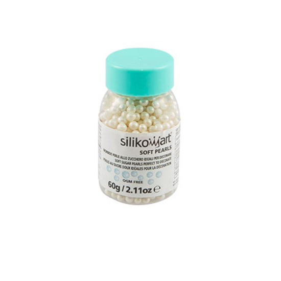 Perles de sucre - Blanches - 60g 