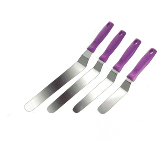Spatule Coudée - Gamme manche violet - SANS Allergène