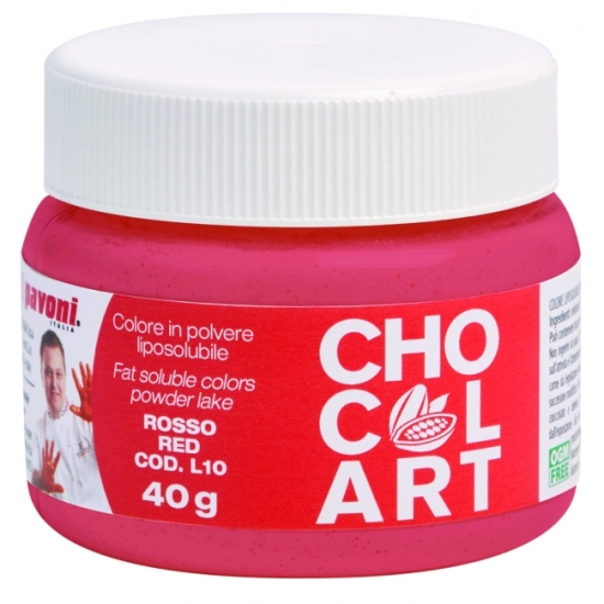 Colorant liposoluble Alimentaire 40g - Rouge - en collaboration avec Emmanuele Forcone