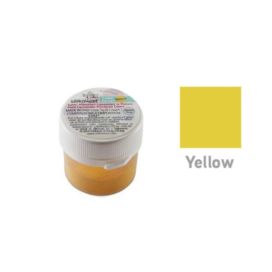 Colorant Alimentaire en poudre liposoluble - Jaune - 5gr 