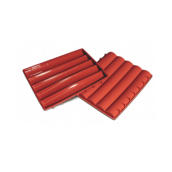 Moules flexibles "Silicon Flex": plaque barre de chocolat