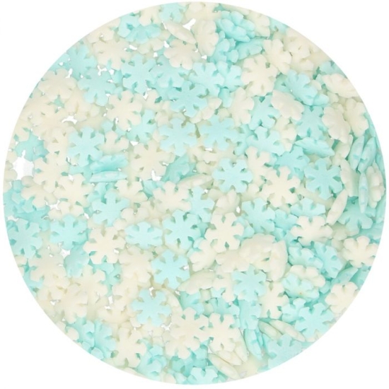 Décors en sucre Flocons de neige - Funcakes - 50gr