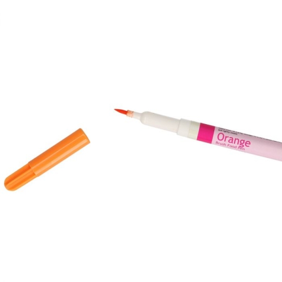 Stylo orange - Funcakes - Halal