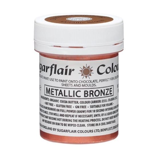 SUGARFLAIR COLORANT CHOCOLAT - METALLIC BRONZE 35G