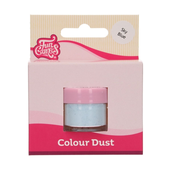 Poudre alimentaire FunColours -Bleu Ciel- Sky Blue  - 1,5g - Halal  