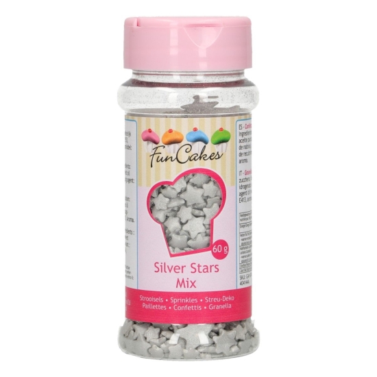 ETOILES EN SUCRE ARGENTE - 60G