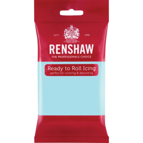 RENSHAW PÂTE À SUCRE ROULÉE PRO 250G - DUCK EGG BLUE - AZULIN