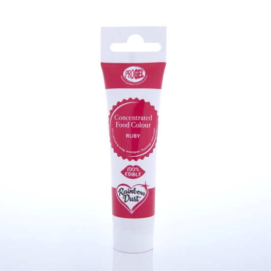 Colorant ProGel concentré 25g - Rouge rubis -Ruby- Halal/Casher