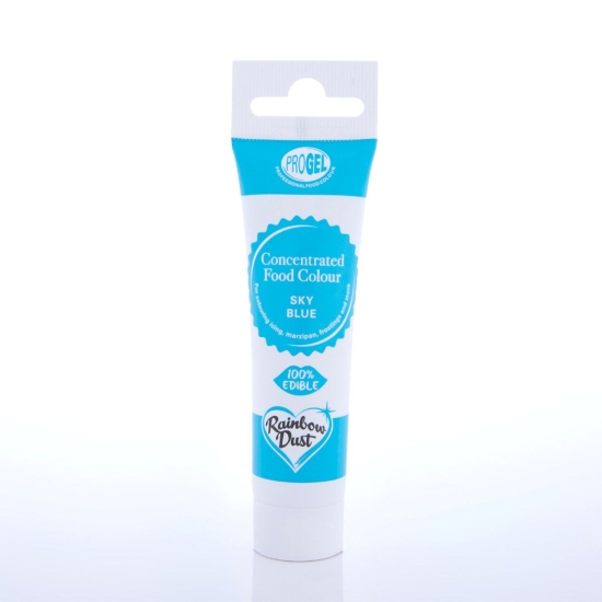 Colorant ProGel concentré 25g - Bleu ciel -Sky Blue- Halal/Casher