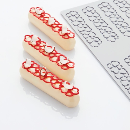 MOULE SILICONE PAVOFLEX - COEURS 3 EN COLLABORATION AVEC FRANK HAASNOOT