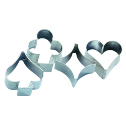 Découpoir uni fer blanc Pique - hauteur 2.5cm