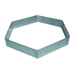 Hexagone inox pour Mousse