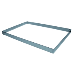 Cadre inox pour plaque 60X40cm