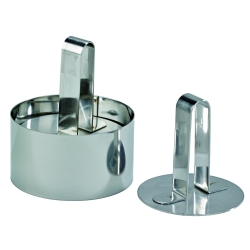Poussoir à Nonnettes rondes inox