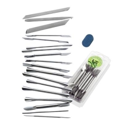   Kit de 18 outils de décor LT + pierre à affûter