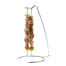 Porte brochettes inox - 2 brochettes