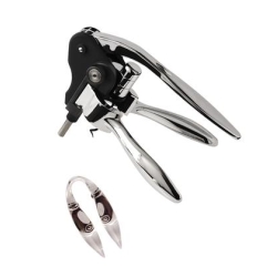 Tire-bouchon à pince chromé de luxe  