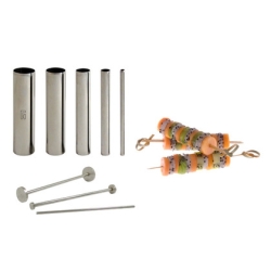 Kit 5 tubes découpoirs + 3 poussoirs - FOOD DESIGNER   