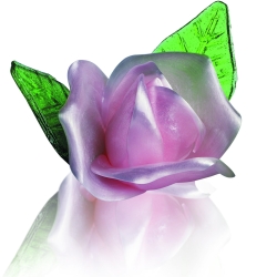 24 Roses assorties sucre tiré + 48 Feuilles