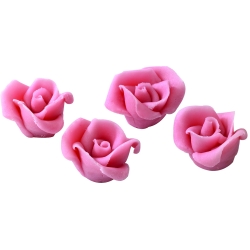 Roses roses pâte d'amande 