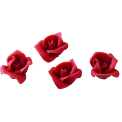Roses rouges pâte d'amande