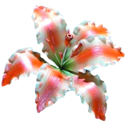 Fleurs de lys - la pièce