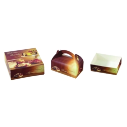 Boite patissière carrée imprimée Boite à Entremet
