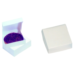 Boite patissière carrée blanche: Boite à Entremet
