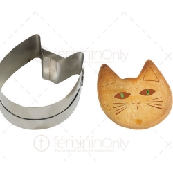 Découpoir inox pour Sablés Tête de chat