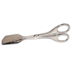 Pince à gâteaux inox décorée