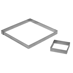 Carré inox à Tarte