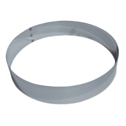 Cercle inox "Mousse" hauteur 4.5 cm