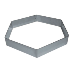 Hexagone inox pour Entremet