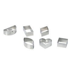 Nonnettes autres formes diverses inox