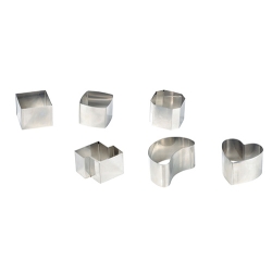 Nonnettes formes diverses inox
