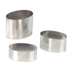 Nonnettes ovales inox