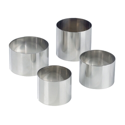 Nonnettes rondes inox