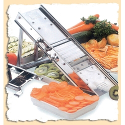 Mandoline coupe légumes Inox  (sans chariot)