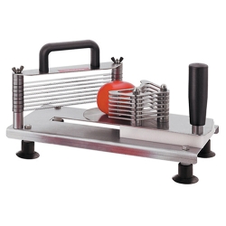Mini coupe tomates et agrumes en rondelles inox