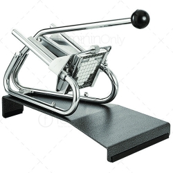 Coupe-frites sur socle avec couteau & poussoir - 10 x 10 mm
